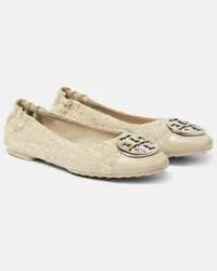 Tory Burch Ballerinas Claire aus Tweed Beige