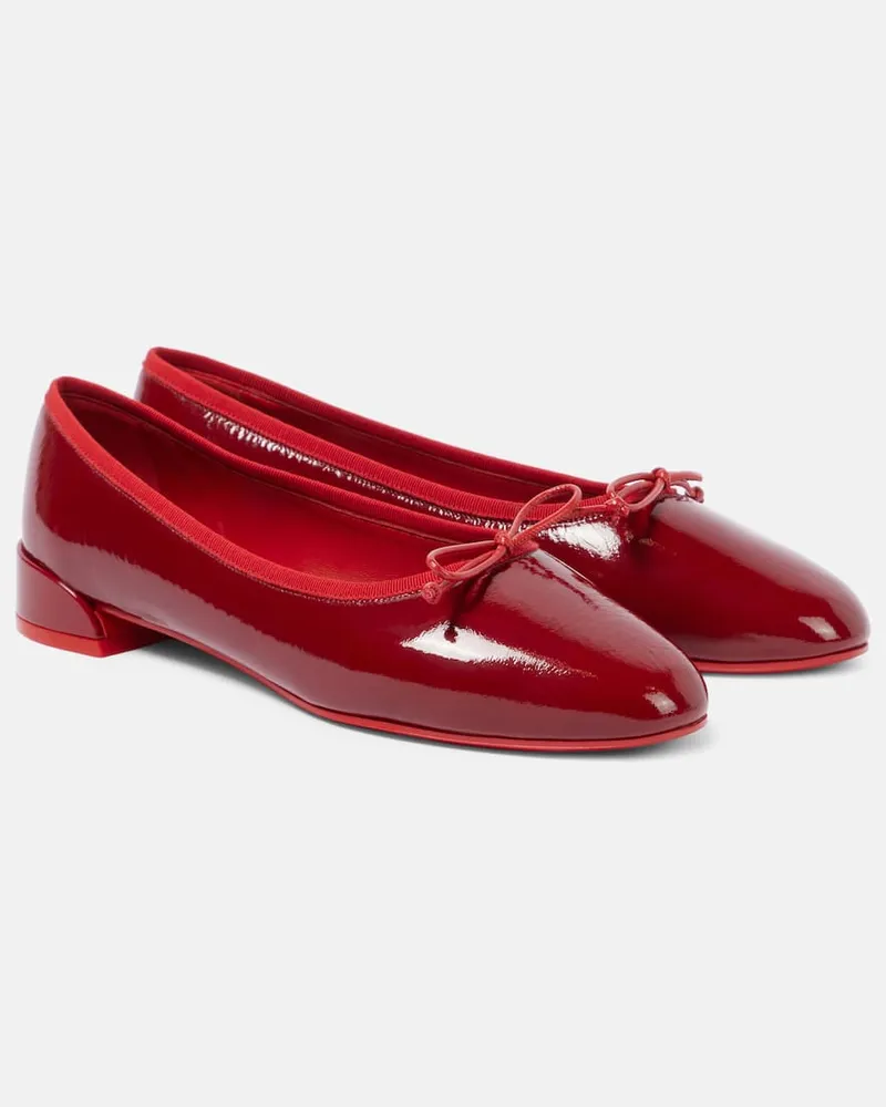 Christian Louboutin Ballerinas Sweet Jane aus Lackleder Rot