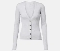 Cardigan aus Rippstrick