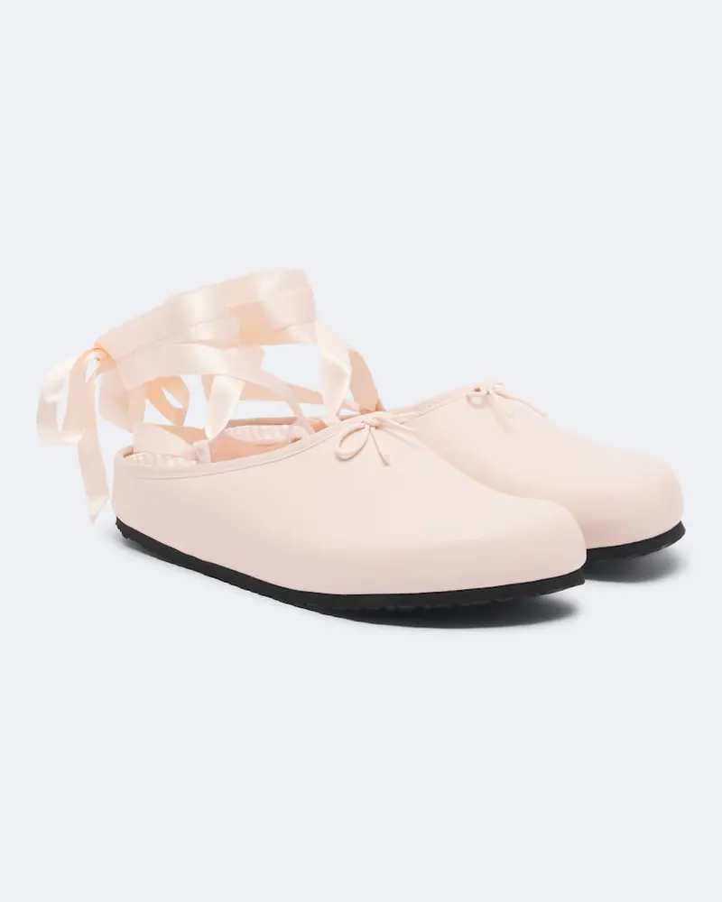Birkenstock X Repetto Mules Opera aus Leder Rosa