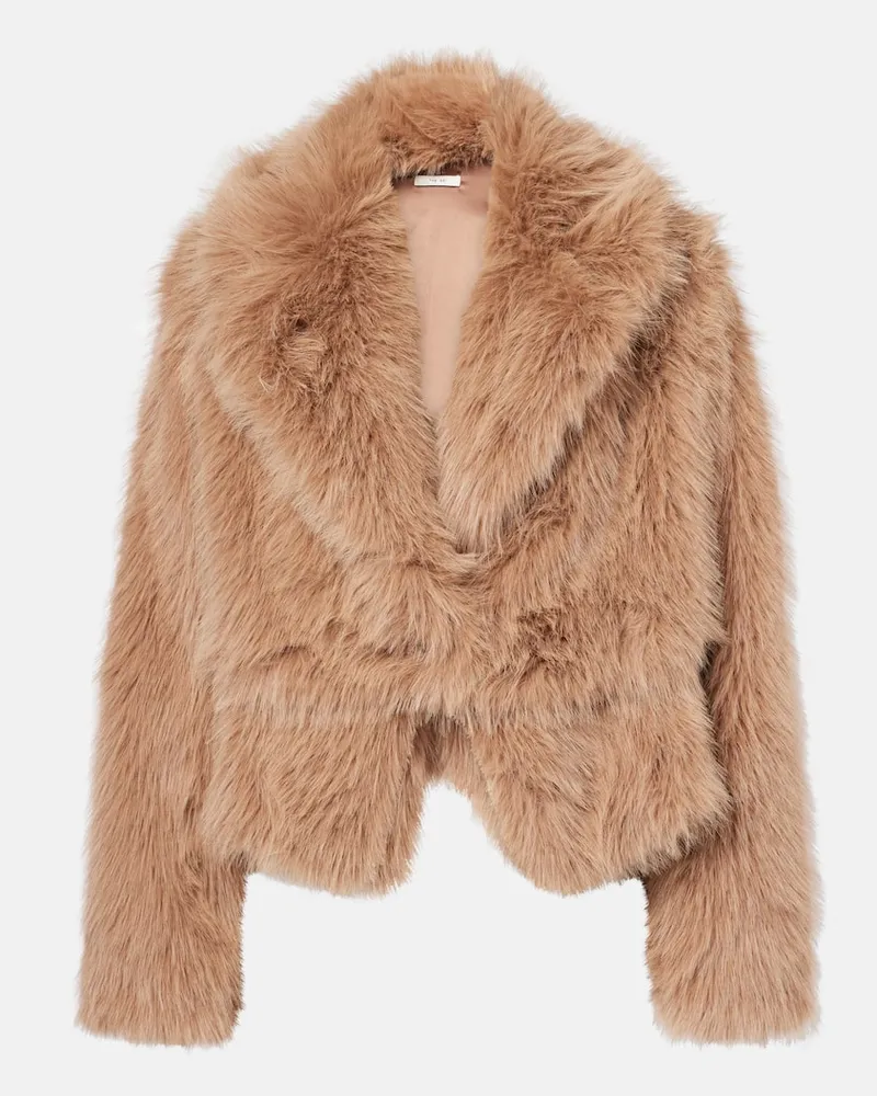 The Sei Jacke aus Faux Fur Beige
