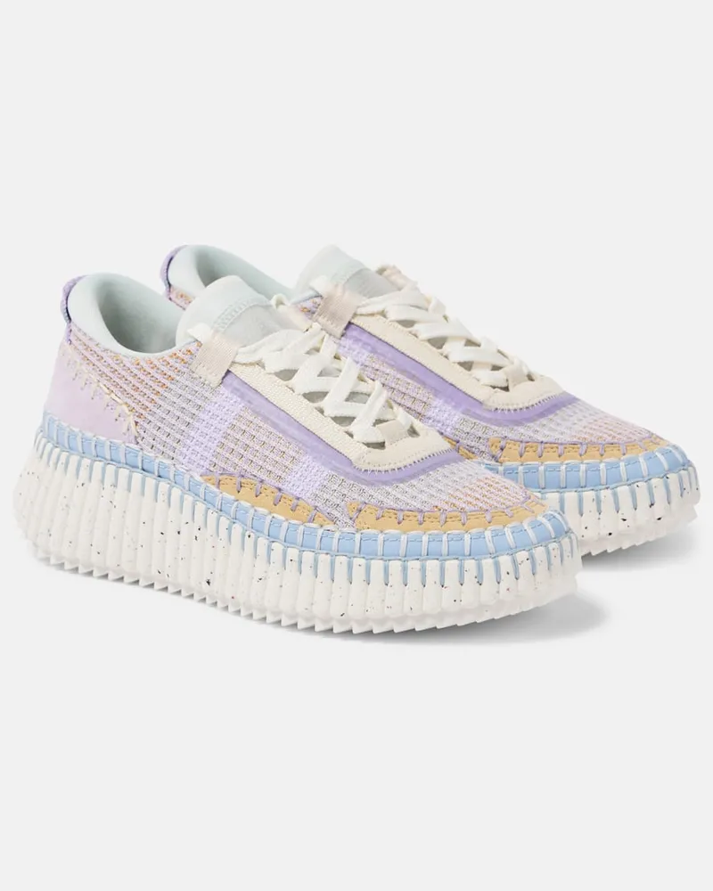 Chloé Chloé Plateau-Sneakers Nama Multicolor