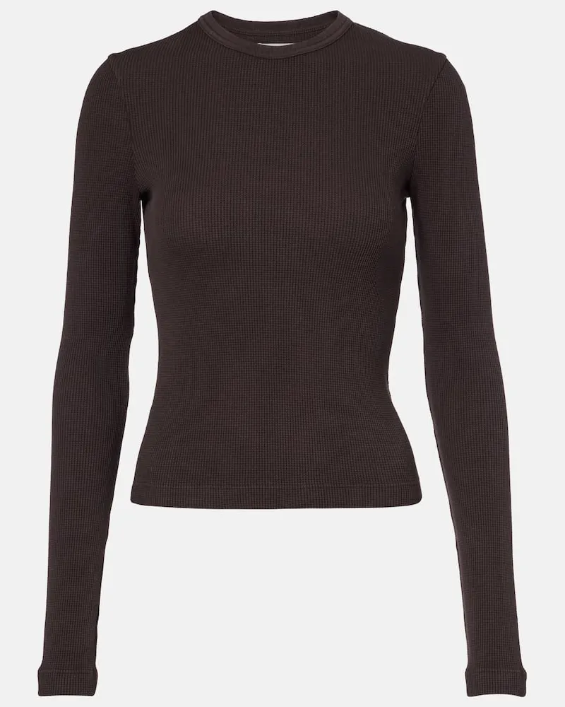 Citizens of humanity Longsleeve Pilar aus Baumwolle Braun