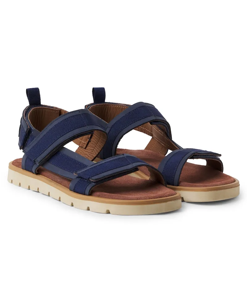 Pepe Jeans PèPè Sandalen Summer aus Leder Blau