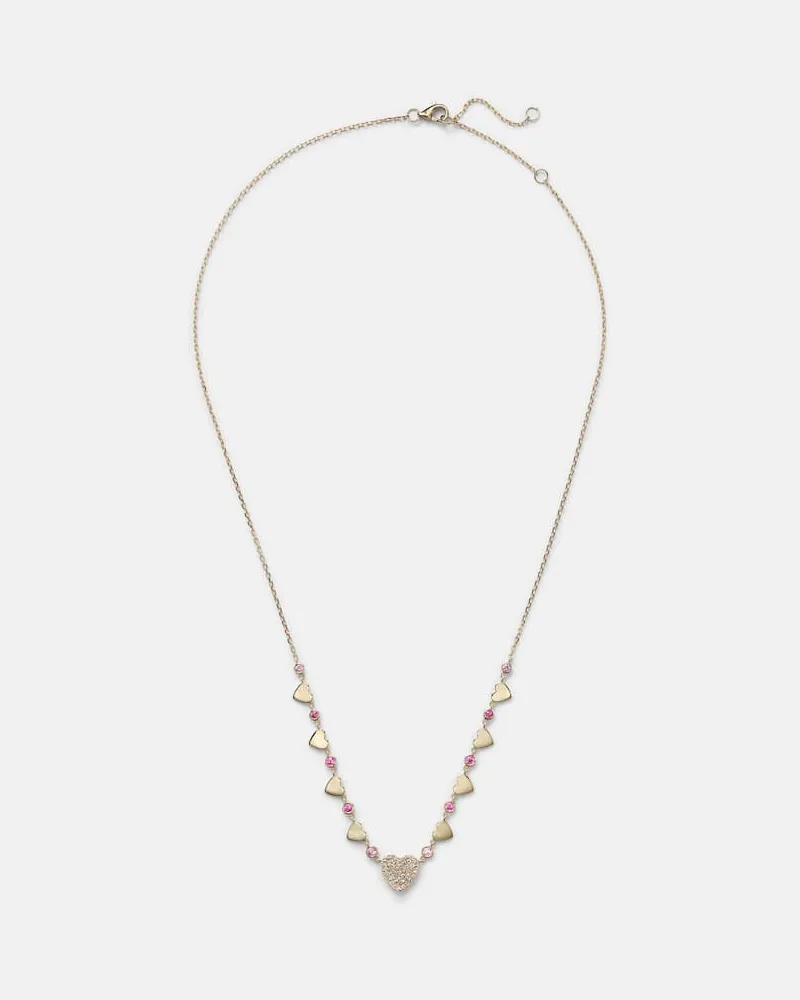Roxanne First Halskette aus 14kt Gelbgold mit Diamanten und Saphiren Gold
