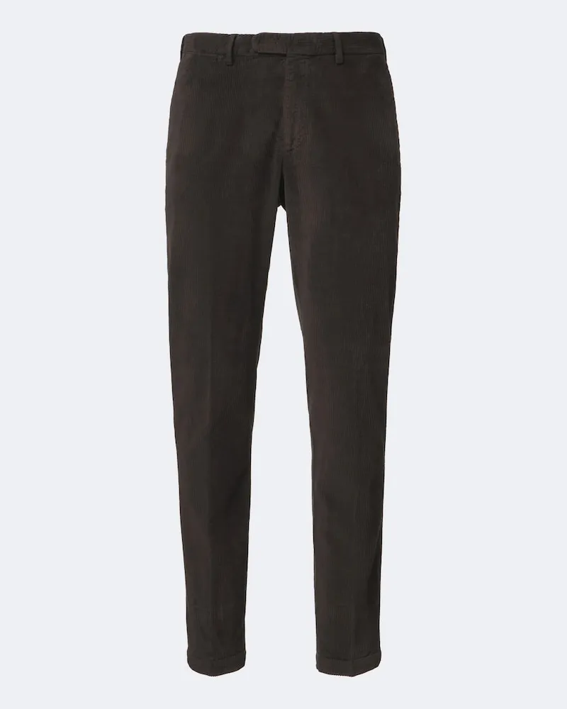 Thom Sweeney Chinohose aus Cord Braun