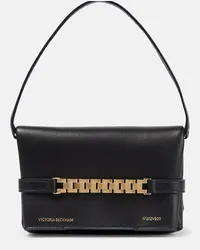 Victoria Beckham Schultertasche Mini Chain aus Leder Schwarz