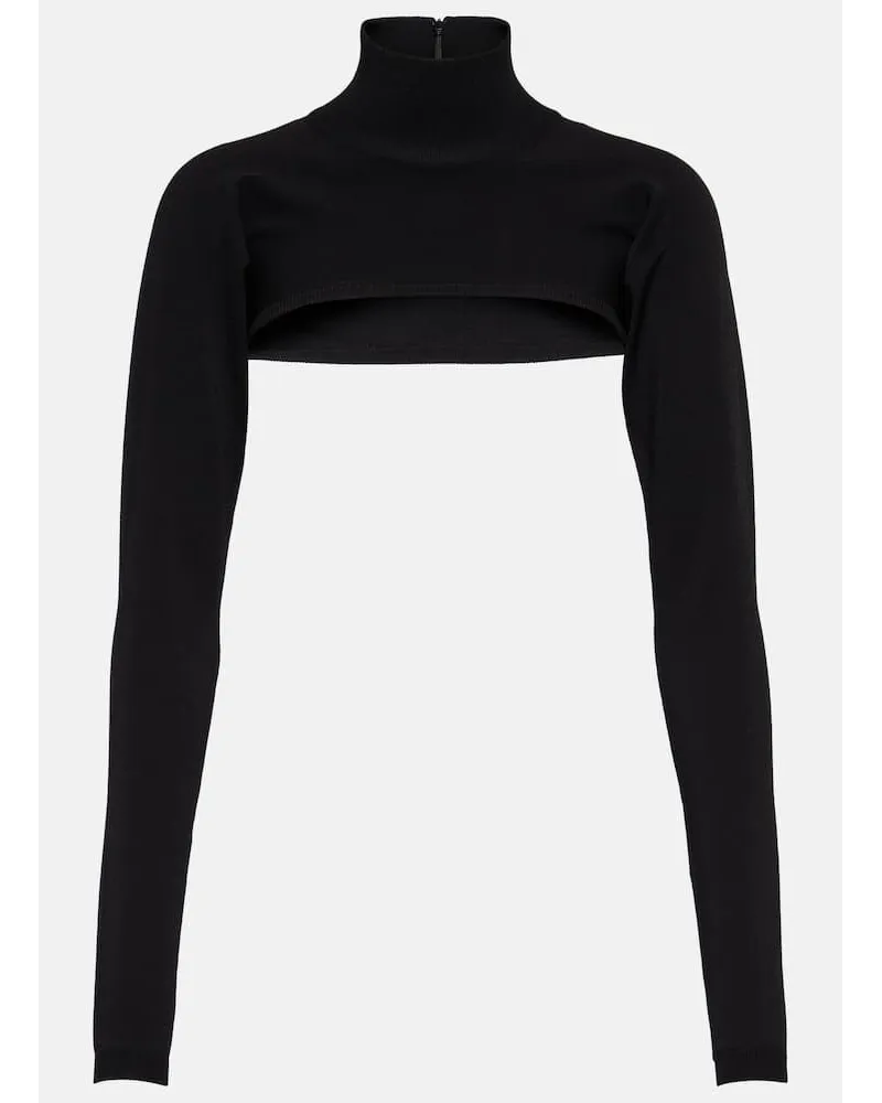 Dolce & Gabbana X Kim Cropped-Pullover Schwarz