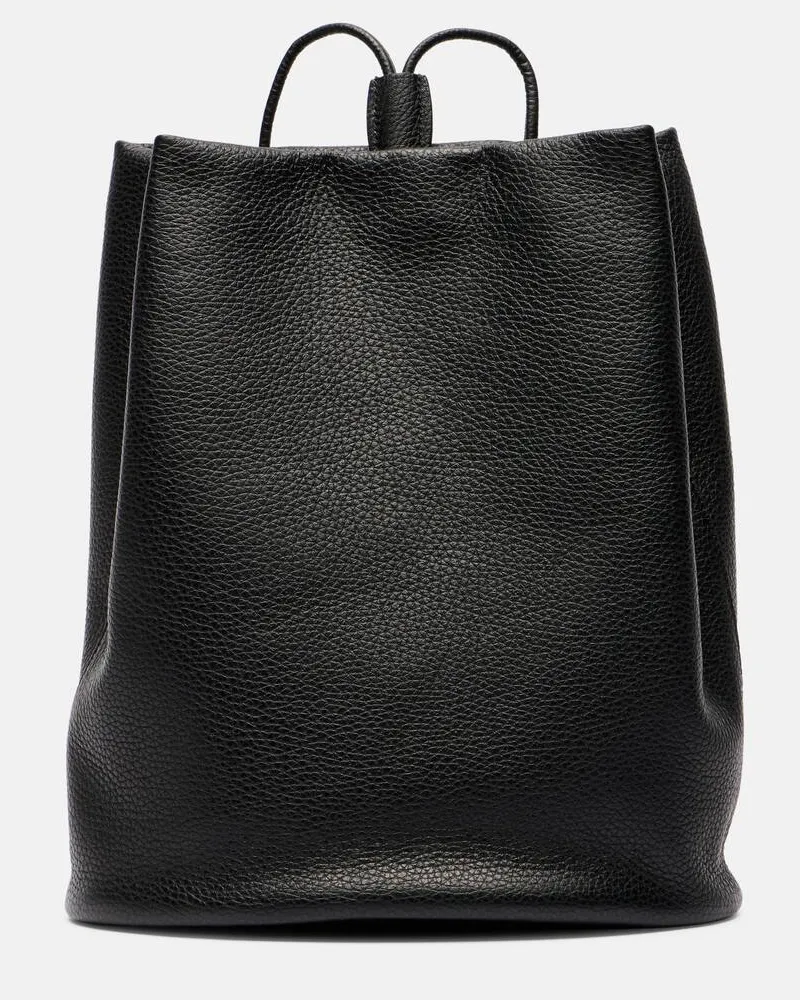 The Row Rucksack Joe Medium aus Leder Schwarz
