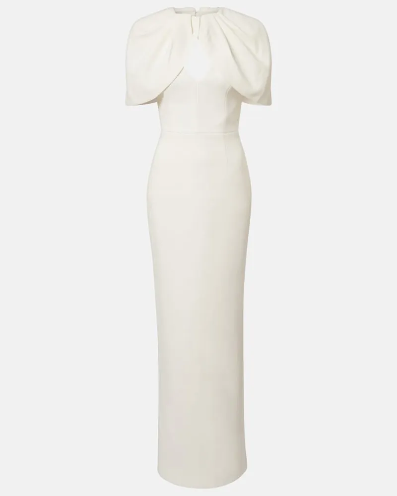 Rebecca Vallance Bridal Robe Cameron aus Crêpe Weiß