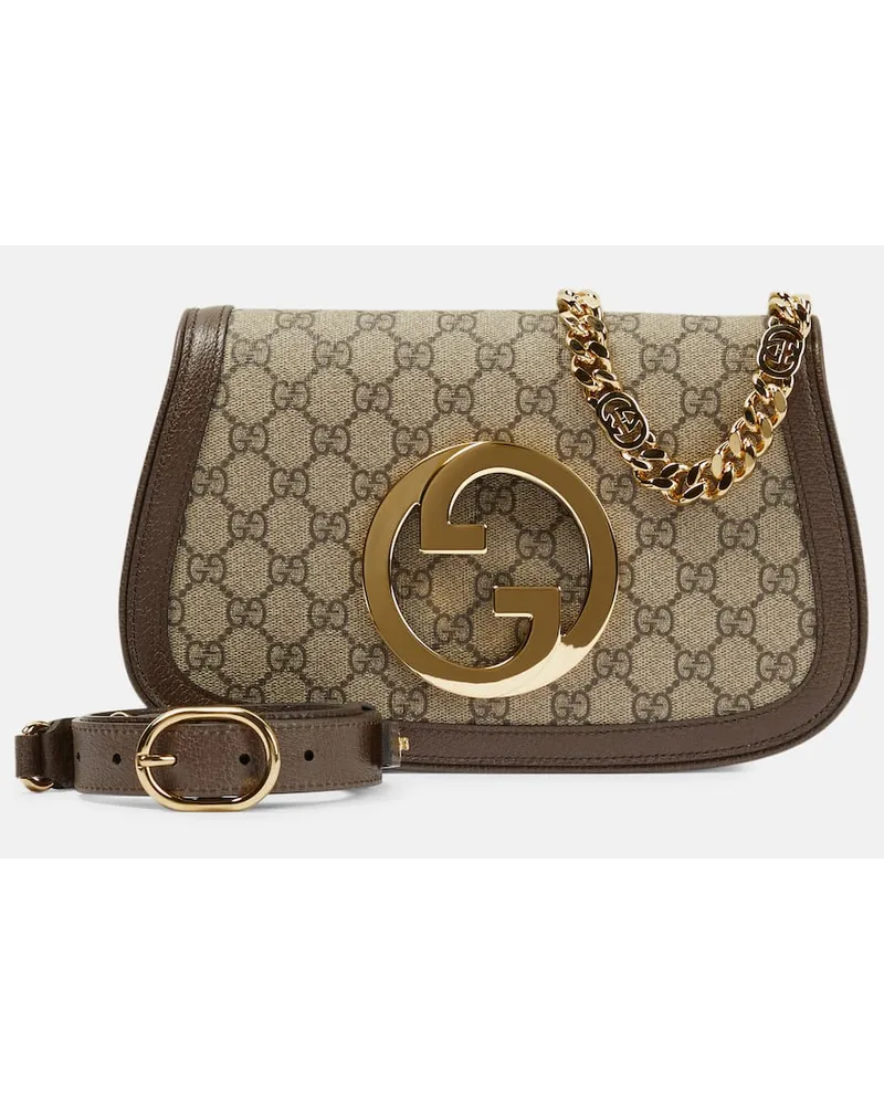 Gucci Schultertasche  Blondie Small aus Leder Multicolor