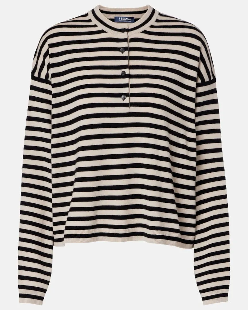 Max Mara Pullover Balia aus Wolle Schwarz