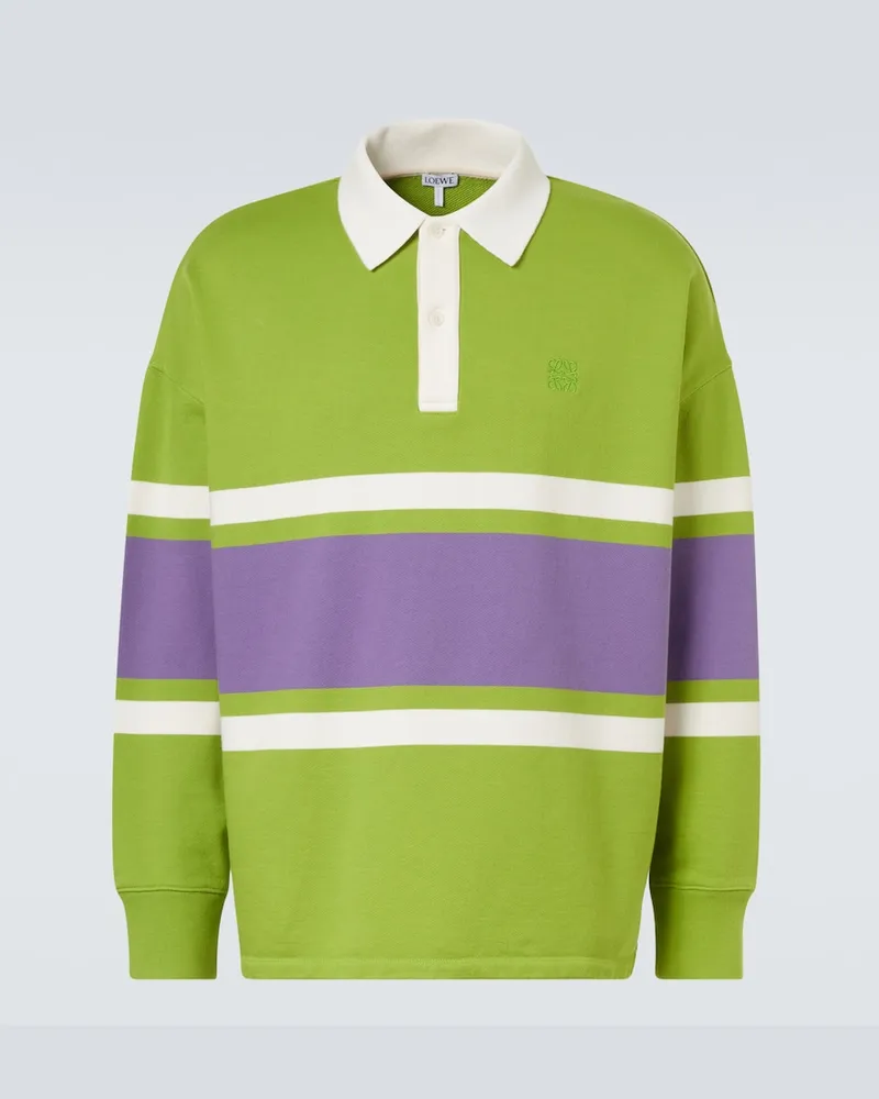 Loewe Rugby Shirt aus Baumwolle Grã¼n