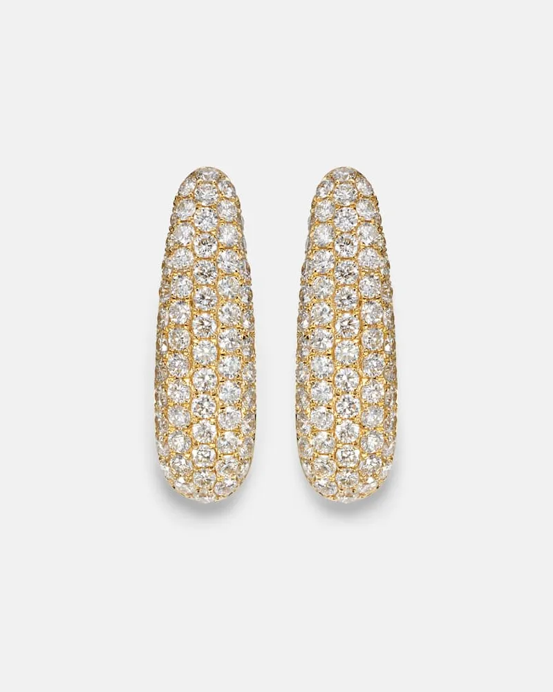 ANITA KO Ohrringe Claire Petite aus 18kt Gelbgold (750/1000) mit Diamanten Gold