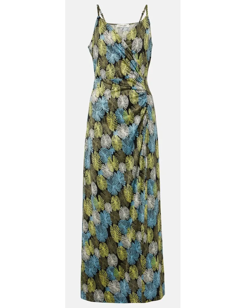 Diane von Furstenberg Bedrucktes Maxikleid Saavya aus Jersey Multicolor