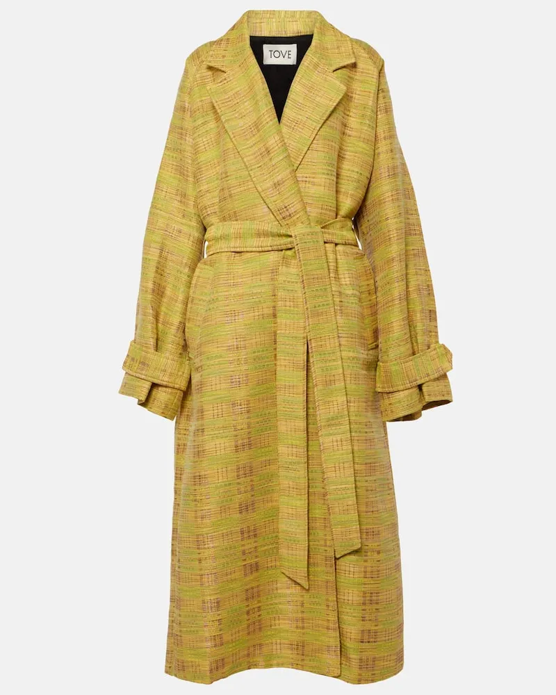 TOVE Trenchcoat Jacqui aus einem Baumwollgemisch Gelb