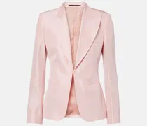 Blazer aus Seiden-Faille