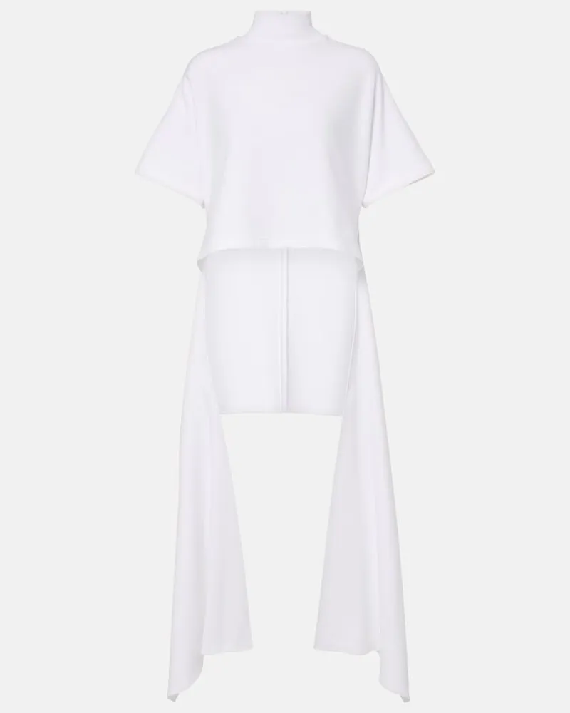 Alaïa Alaïa T-Shirt aus Jersey Weiß
