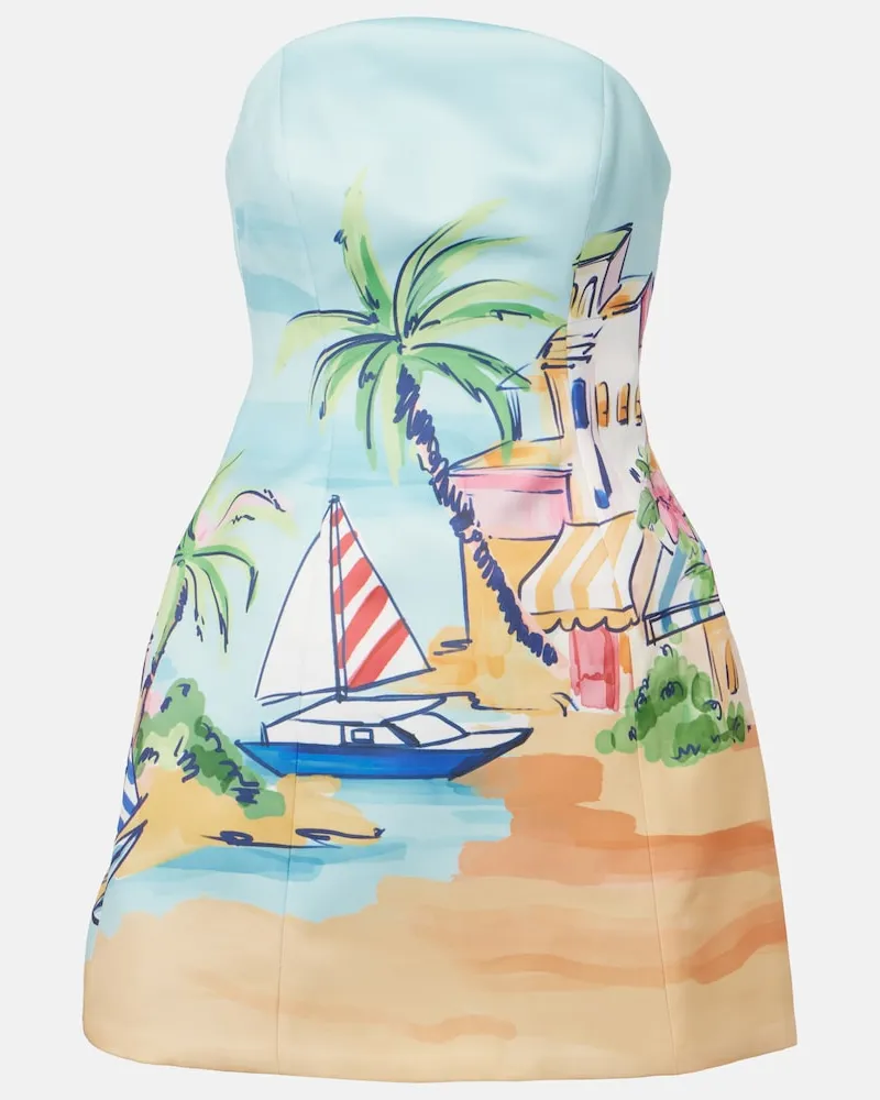 LEO LIN Bustier-Kleid Multicolor