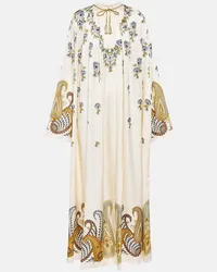 Etro Bedruckter Kaftan Weiss