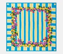 Bedrucktes Tuch Taormina aus Seiden-Twill