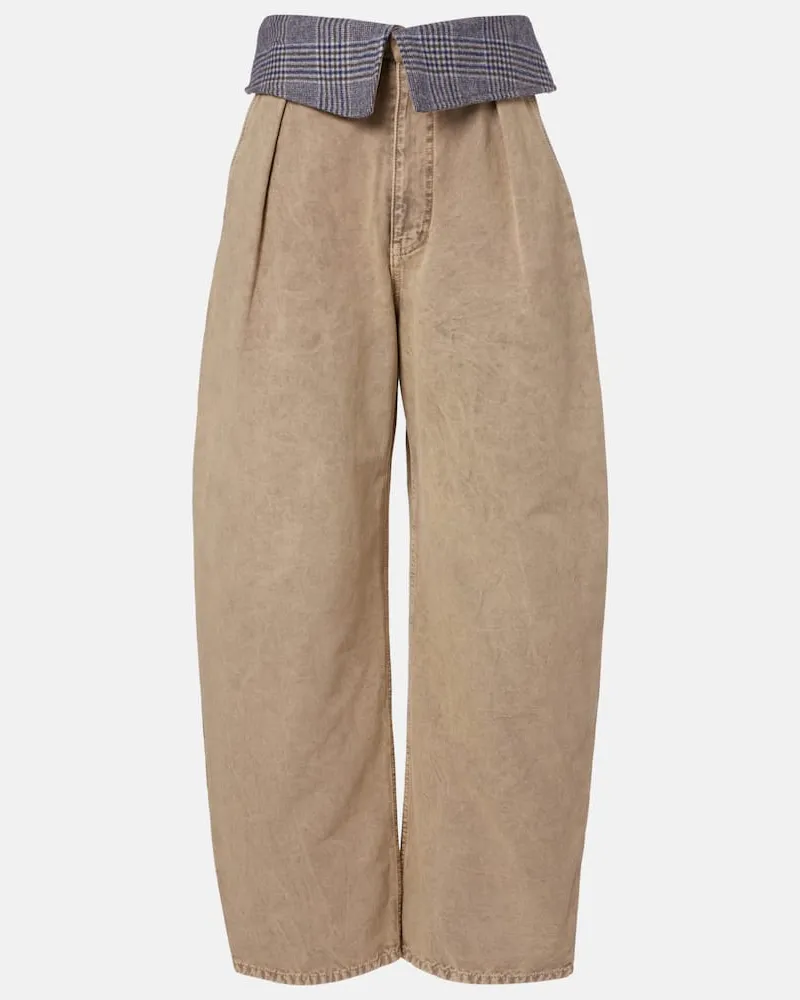 Loewe Barrel Jeans Beige