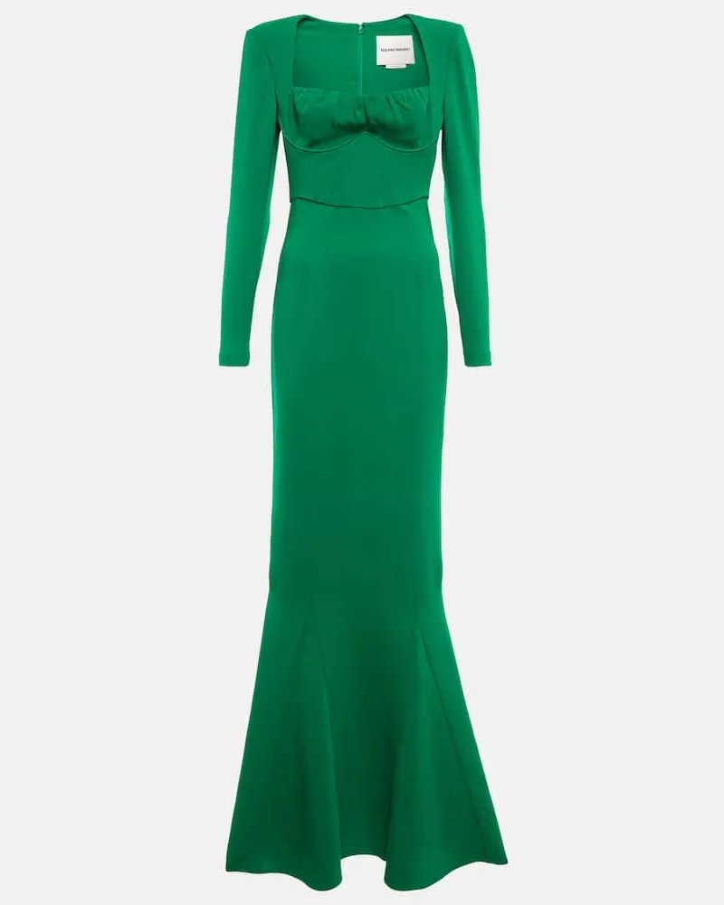Roland Mouret Robe aus Cady Grün