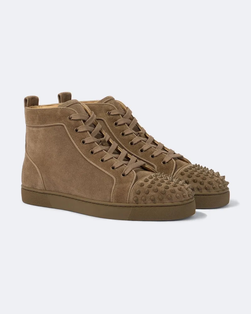 Christian Louboutin High-Top Sneakers Louis Spikes Braun