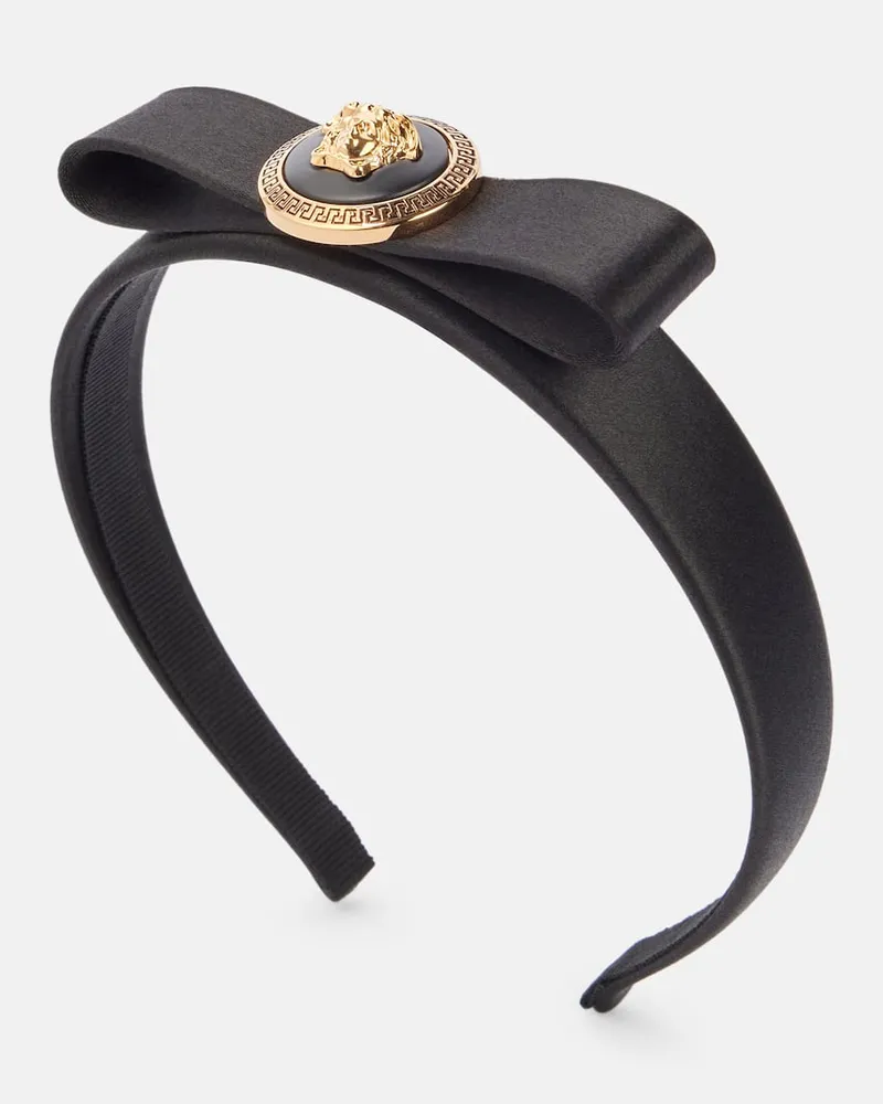 Versace Haarreif Medusa '95 aus Satin Schwarz