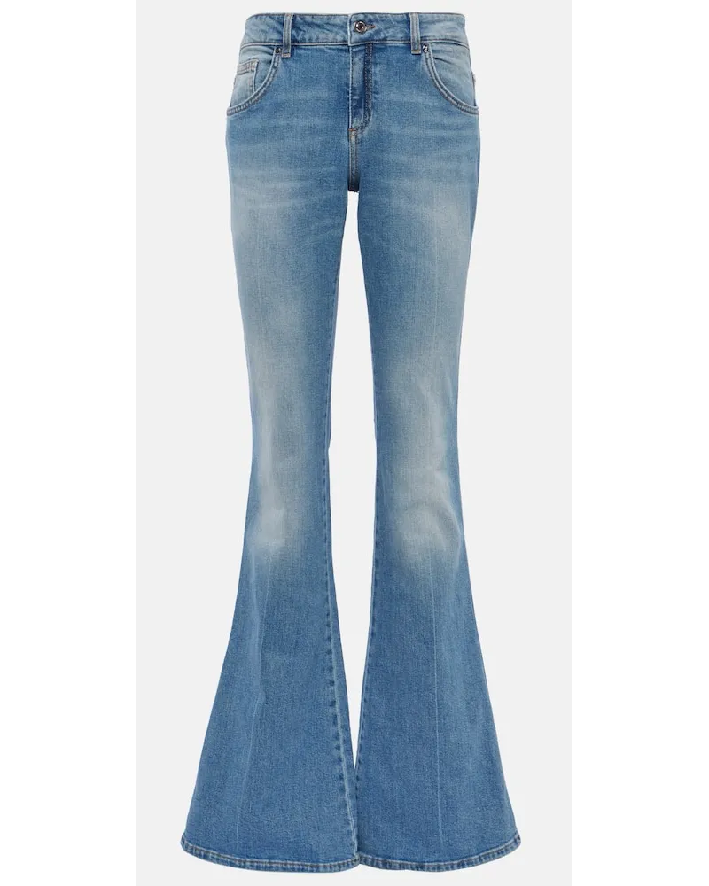 Blumarine Flared Jeans Blau