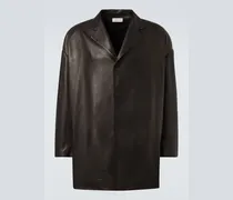 Oversize-Blazer aus Leder