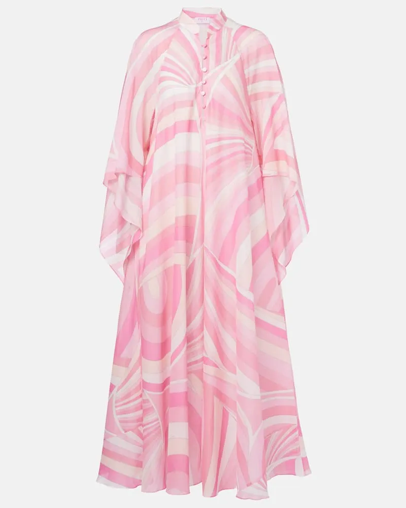 Emilio Pucci Kaftan Iride aus Baumwolle Multicolor