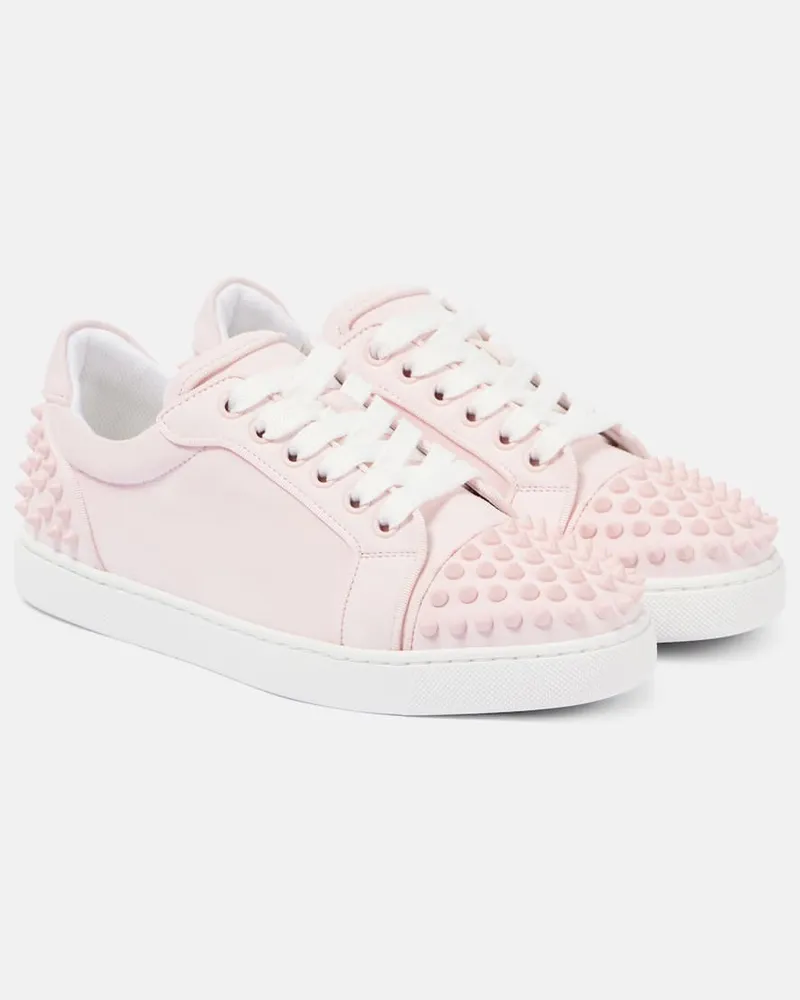 Christian Louboutin Sneakers Vieira 2 aus Veloursleder Rosa