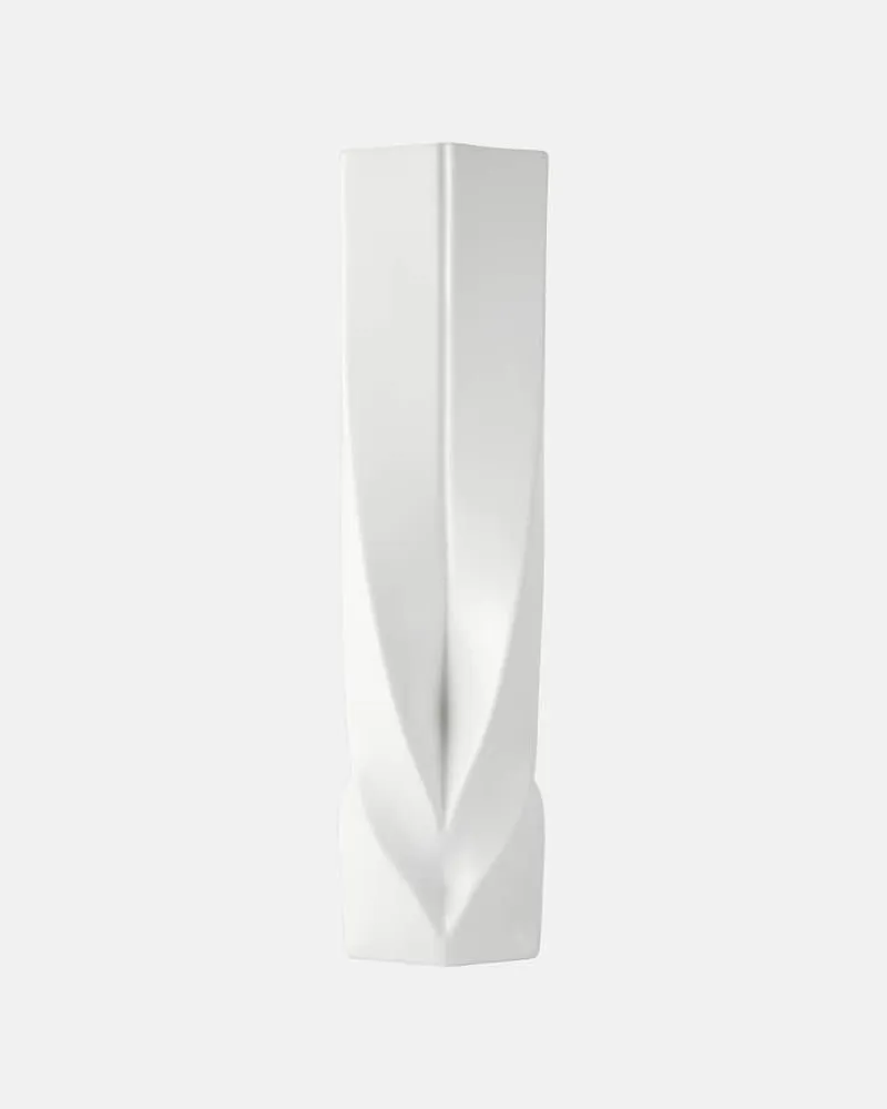 Zaha Hadid Design Vase Braid Tall Weiß