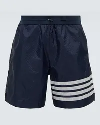 Thom Browne Shorts 4-Bar Blau