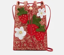 Paula's Ibiza Etui mit Riemen aus Raffiabast