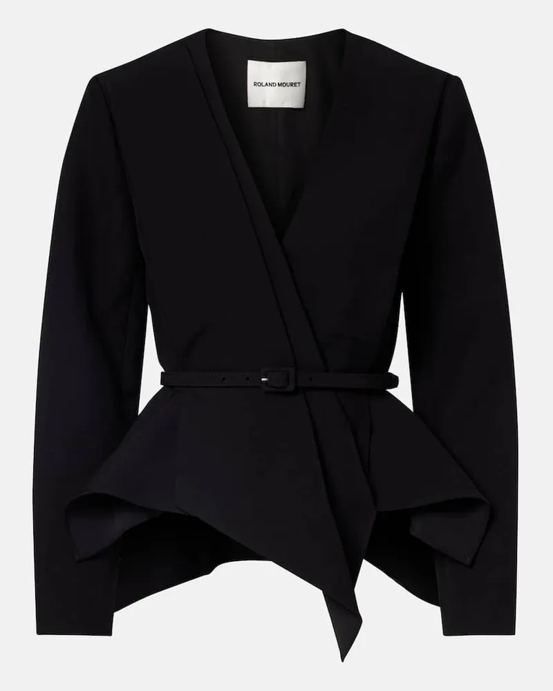 Roland Mouret Blazer aus Crêpe Schwarz