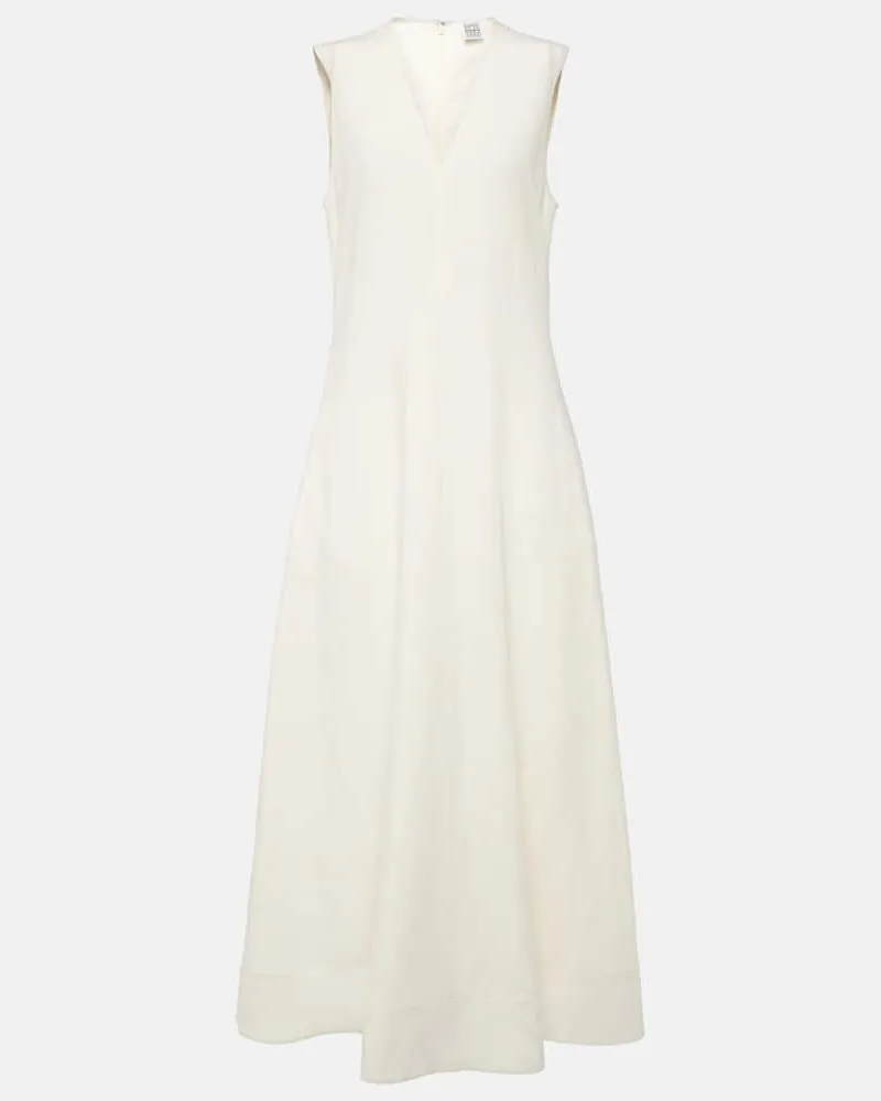 Totême Maxikleid Weiß