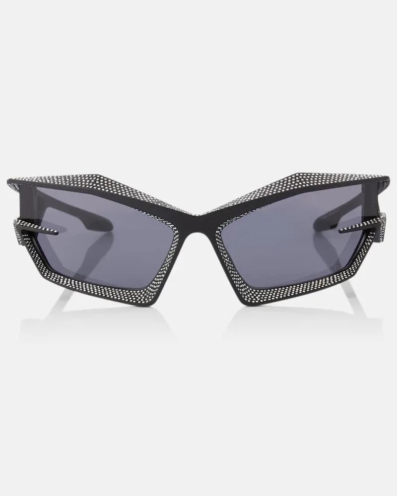 Givenchy Sonnenbrille Giv Cut mit Kristallen Schwarz