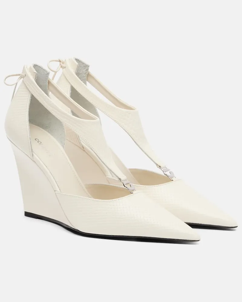 COPERNI Wedges 100 aus Leder Weiß