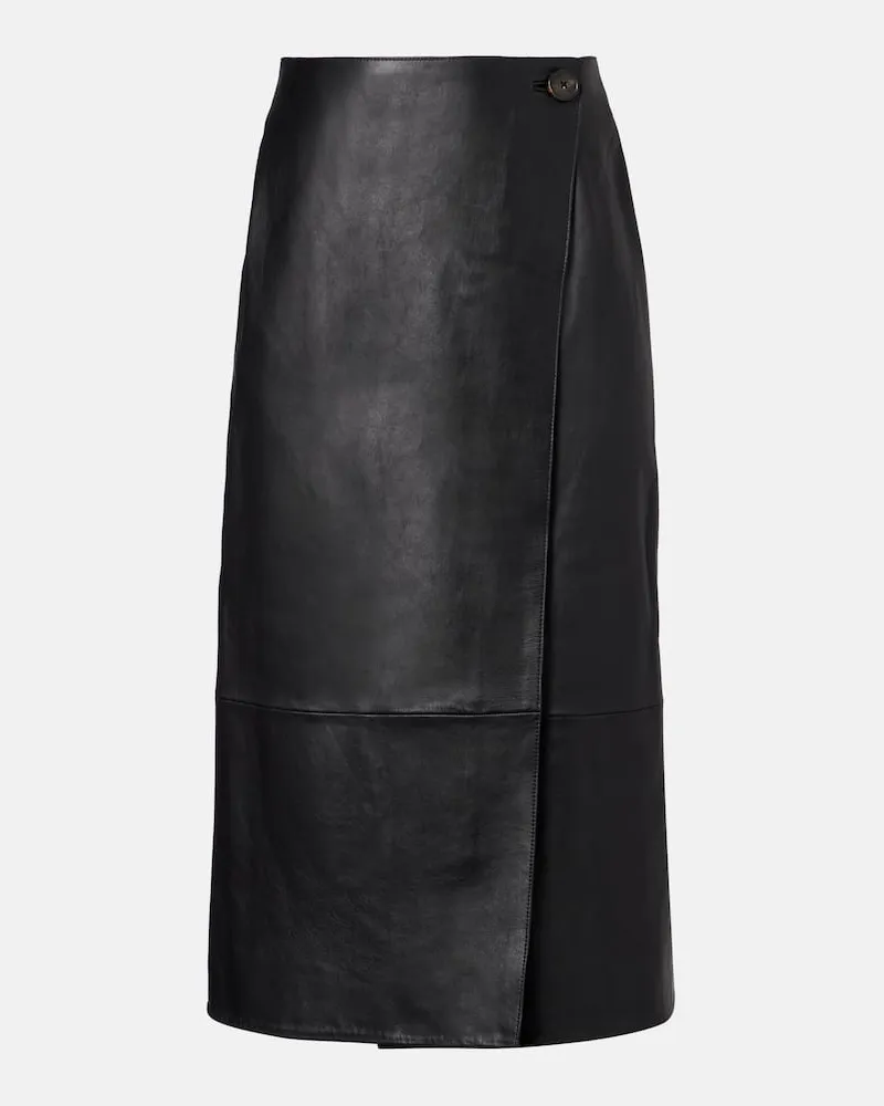 Yves Salomon Midirock aus Leder Schwarz