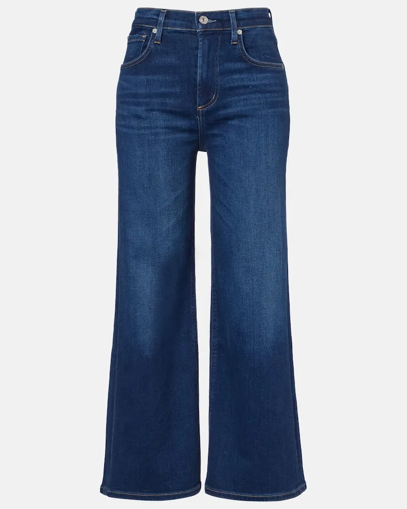 Citizens of humanity Weite Cropped-Jeans Lyra Blau