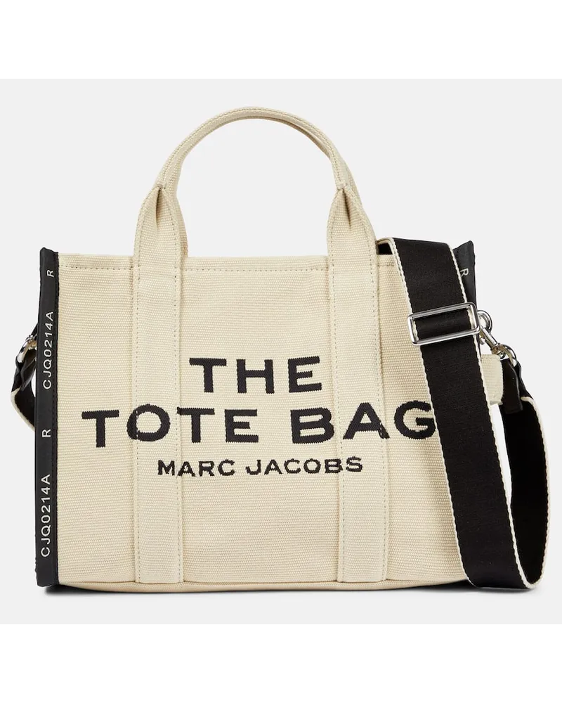 Marc Jacobs Tote The Medium aus Jacquard Beige