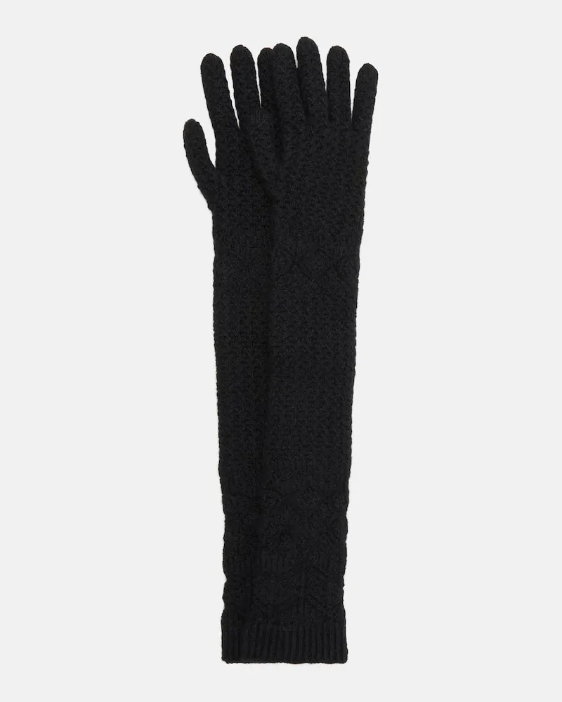 Loro Piana Handschuhe aus Kaschmir Schwarz