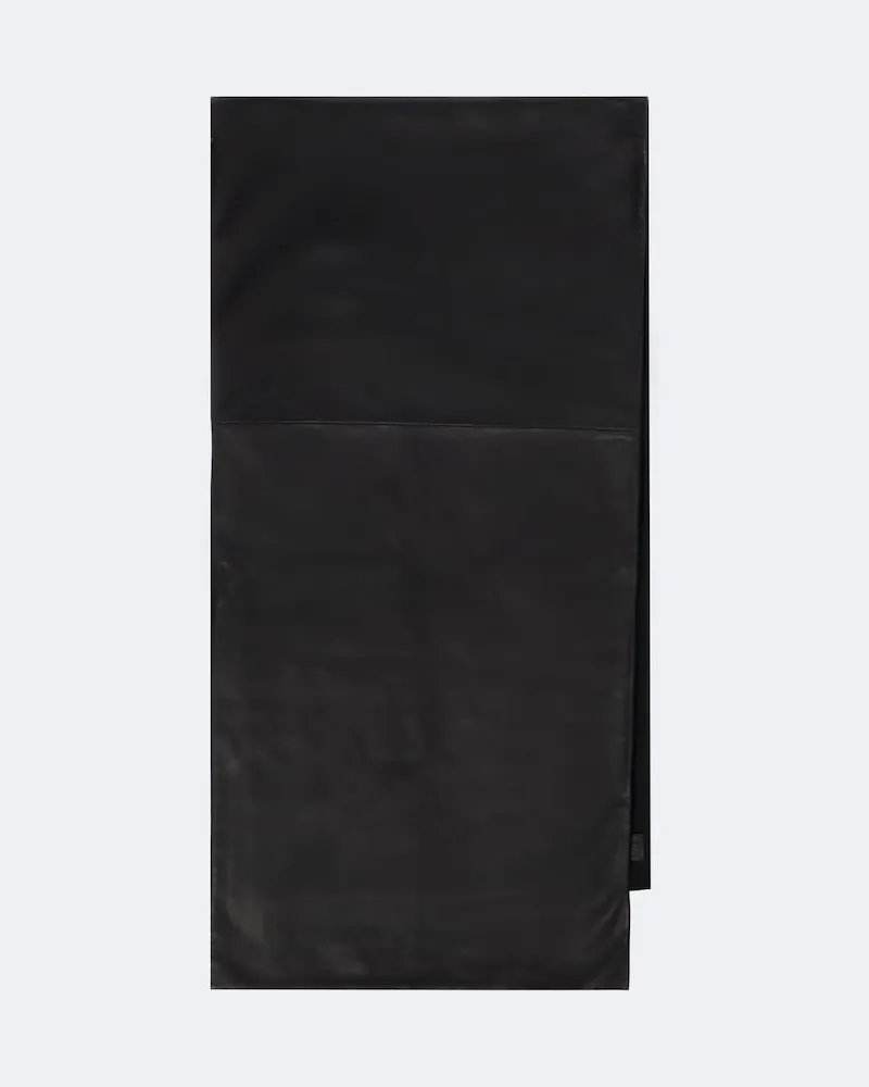 Totême Schal aus Leder Schwarz