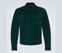 Jacke aus Veloursleder