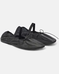 Proenza Schouler Ballerinas Glove aus Mesh Schwarz