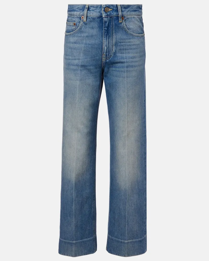 Valentino Garavani Wide-Leg Jeans Blau