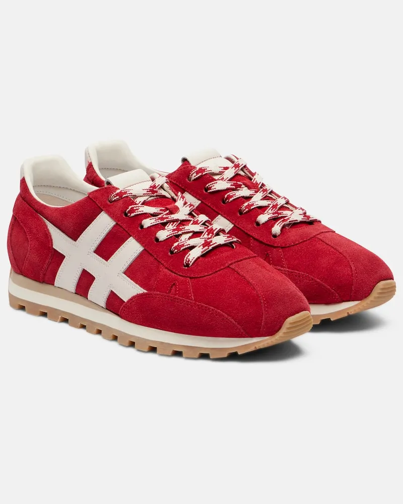 Hogan Sneakers 86er aus Veloursleder Rot