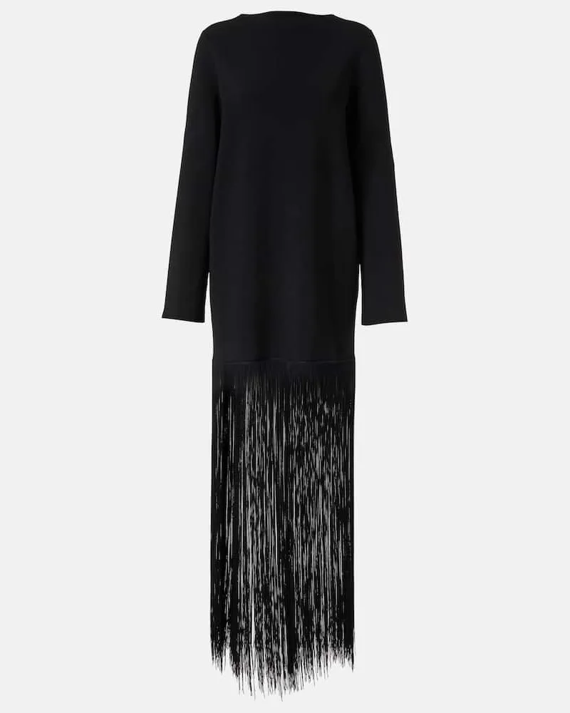 KHAITE Maxikleid Paley Schwarz